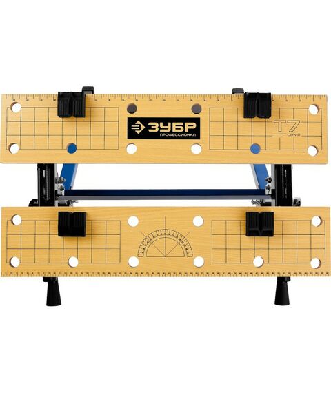 Тиски, струбцины, наковальни, верстаки: Верстак столярный складной Зубр Профессионал T-7 [38728] фотографии