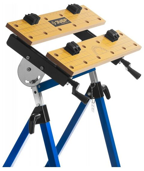 Тиски, струбцины, наковальни, верстаки: Верстак столярный складной Зубр Профессионал T-7 [38728] фотографии