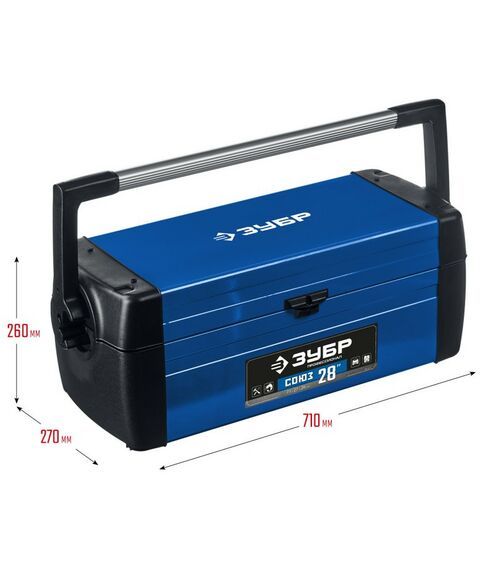 Ящики для инструмента: Ящик для инструмента Зубр СОЮЗ-28 38151-28_z01 фотографии