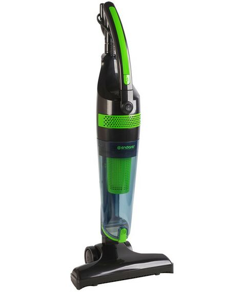Пылесосы: Пылесос циклон вертикальный Endever SkyClean VC-292 650 Вт / 120 Вт, цвет черный/зеленый, HEPA-фильтр [90027] фотографии