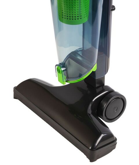 Пылесосы: Пылесос циклон вертикальный Endever SkyClean VC-292 650 Вт / 120 Вт, цвет черный/зеленый, HEPA-фильтр [90027] фотографии
