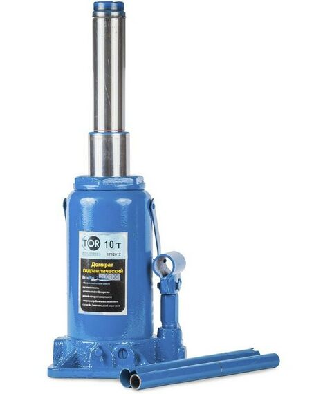 Домкраты: Домкрат гидравлический телескопический TOR ДГТ-15 г/п 15 т (2 уровня) [1006109] фотографии