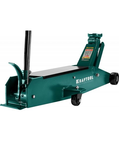 Домкраты: Подкатной домкрат для тяжелой техники KRAFTOOL HIGH-LIFT 10т 160-560мм [43455-10] фотографии