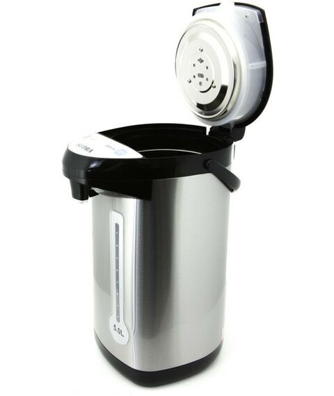 Чайники, термопоты: Термопот Supra TPS-5002S мощность 900 Вт, объем 5 л, электронное управления фотографии