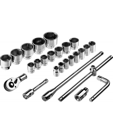 Наборы инструментов и ключи: Набор инструмента для крупногабаритной техники Зубр Профессионал НКТ-26 26 предметов [27660-H26_z02] фотографии