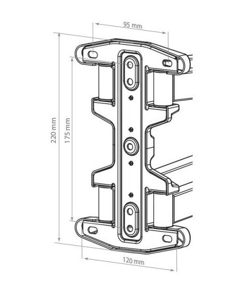 Крепеж для аудио-видео техники: Кронштейн для ТВ Kromax ATLANTIS-45 grey 22"-65", VESA 400x400 мм [20217] фотографии