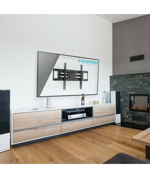 Крепеж для аудио-видео техники: Кронштейн для ТВ Kromax OPTIMA-409 black 32"-65", VESA 600x400 мм [24050] фотографии