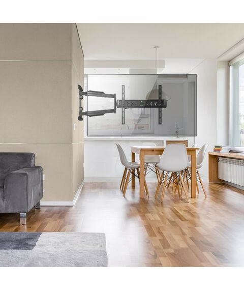 Крепеж для аудио-видео техники: Кронштейн ONKRON NP47 черный 40"-75", VESA: 100x100 - 400x400 мм фотографии