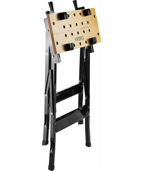 Тиски, струбцины, наковальни, верстаки: Верстак столярный складной СИБИН 38723 фотографии