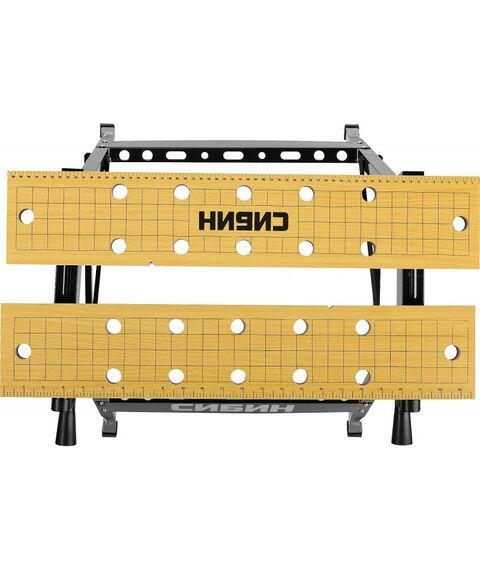 Тиски, струбцины, наковальни, верстаки: Верстак столярный складной СИБИН 38723 фотографии