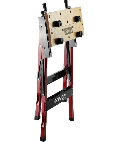 Тиски, струбцины, наковальни, верстаки: Верстак столярный складной Зубр М-3 [38725] фотографии