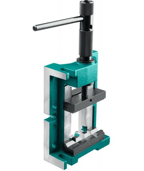 Тиски, струбцины, наковальни, верстаки: Cверлильные тиски KRAFTOOL 32716-100 100 мм, станочные трехсторонние фотографии