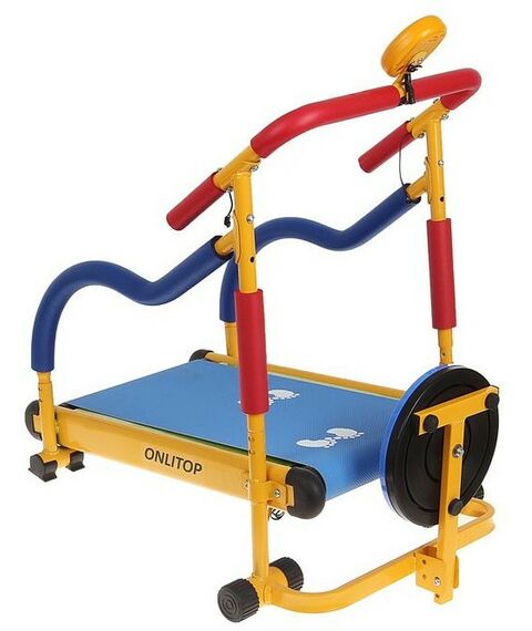 Детские тренажеры: Беговая дорожка детская ONLITOP 537823 + диск здоровья фотографии