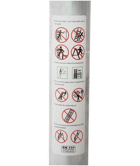 Стремянки и лестницы: Лестница телескопическая TUNDRA 2.6 м алюминиевая, 9 ступеней, автомат фотографии