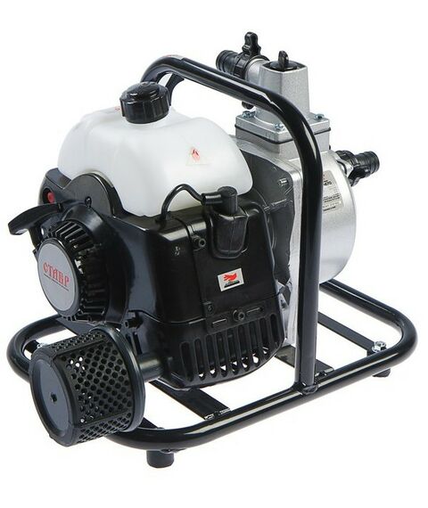 Мотопомпы: Мотопомпа бензиновая Ставр МПБ-25/1470 для чистой воды, 1470 Вт, d=25 мм, 8 м, 167 л/мин фотографии