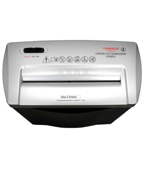 Уничтожители документов: Уничтожитель документов Vigorhood VS502С 4.0x38мм, 5 лст, 14л, P4 фотографии