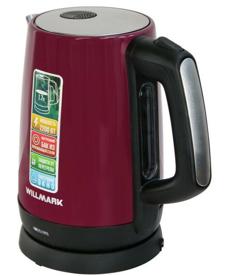 Чайники, термопоты: Чайник WILLMARK WEK-1758S фиолетовый фотографии