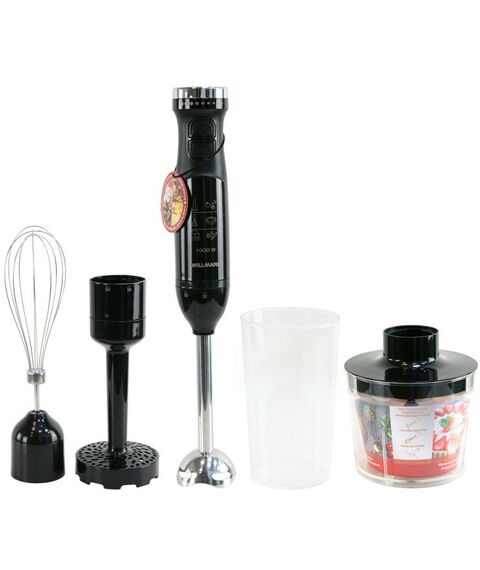 Блендеры: Блендер погружной WILLMARK WHB-1155BS черный фотографии