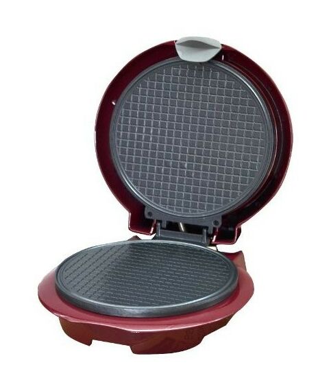 Блинницы, бутербродницы, мороженницы: Вафельница WILLMARK WM-103R красная фотографии