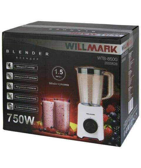 Блендеры: Блендер стационарный WILLMARK WTB-850G фотографии
