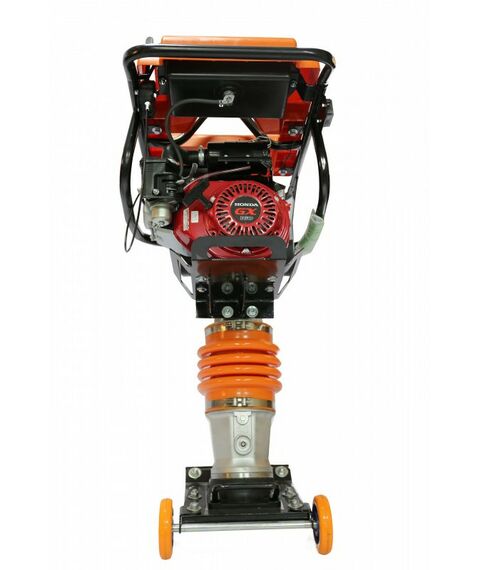 Виброплиты, вибраторы: Вибротрамбовка Samsan TR 271 78 кг, счетчик моточасов, колесный комплект, двигатель Honda GX 160, 4-тактный, одноцилиндровый фотографии