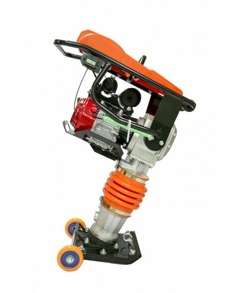 Виброплиты, вибраторы: Вибротрамбовка Samsan TR 271 78 кг, счетчик моточасов, колесный комплект, двигатель Honda GX 160, 4-тактный, одноцилиндровый фотографии