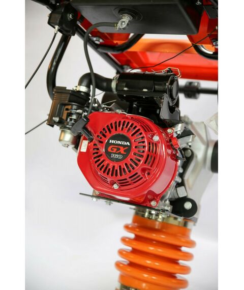 Виброплиты, вибраторы: Вибротрамбовка Samsan TR 280 80 кг, счетчик моточасов, колесный комплект, двигатель Honda GX 160, 4-тактный, одноцилиндровый фотографии