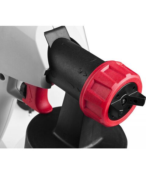 Распылители, краскопульты: Краскопульт (краскораспылитель) электрический Зубр КПЭ-350 HVLP, 0.8л, краскоперенос 0-700мл/мин, вязкость краски 60 DIN/сек, сопло 1.8мм, 350Вт фотографии