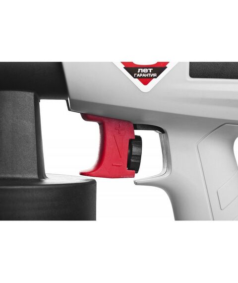 Распылители, краскопульты: Краскопульт (краскораспылитель) электрический Зубр КПЭ-500 HVLP, 0.8л, краскоперенос 0-800мл/мин,вязкость краски 100 DIN/сек, сопло 2.6мм, 500Вт фотографии