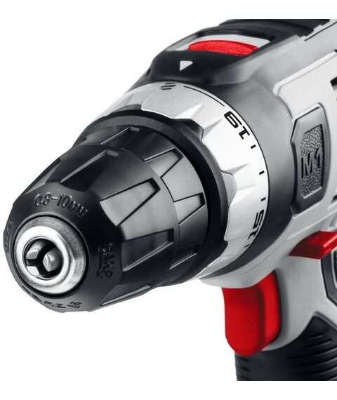 Дрели и шуруповерты: Дрель-шуруповерт сетевая Зубр Мастер ДШ-М1-400-2 К 400 Вт, 0-450/0-1800 об/мин, в кейсе фотографии