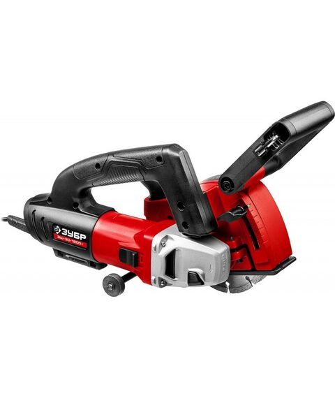 Штроборезы, бетонорезы: Штроборез (бороздодел) Зубр Мастер ЗШ-30-1200 Т макс. глубина паза 30 мм, 125 мм, пылезащита, подключение пылесоса, защита от перегрузки, 1200 Вт фотографии