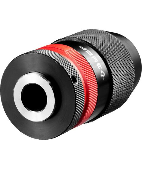 Принадлежности для электроинструмента: Патрон для станков Зубр Профессионал 29088-16 В16мм, посадка на конус Морзе, высокоточный, быстрозажимной с фиксирующим кольцом, D=0-16мм [29088-16_z01] фотографии