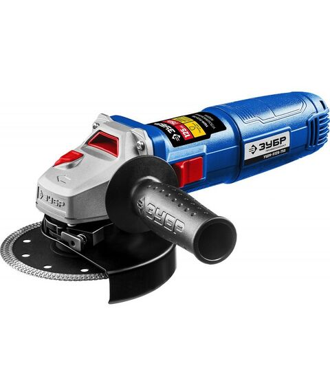 Угловые шлифмашинки (болгарки): УШМ Зубр Профессионал УШМ-П125-750 125 мм, 750 Вт фотографии