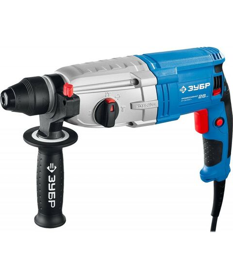 Перфораторы: Перфоратор Зубр Профессионал ЗП-28-800 К 800 Вт, 28 мм, SDS Plus фотографии