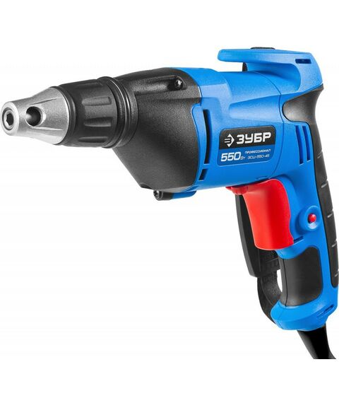 Дрели и шуруповерты: Сетевой шуруповерт Зубр Профессионал ЗСШ-550-45 550 Вт фотографии
