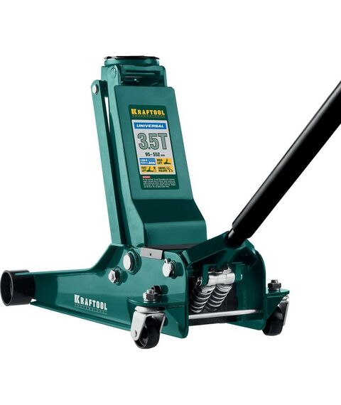 Домкраты: Подкатной домкрат универсальный для СТО KRAFTOOL UNIVERSAL 3.5т 95-552мм [43454-3.5] фотографии