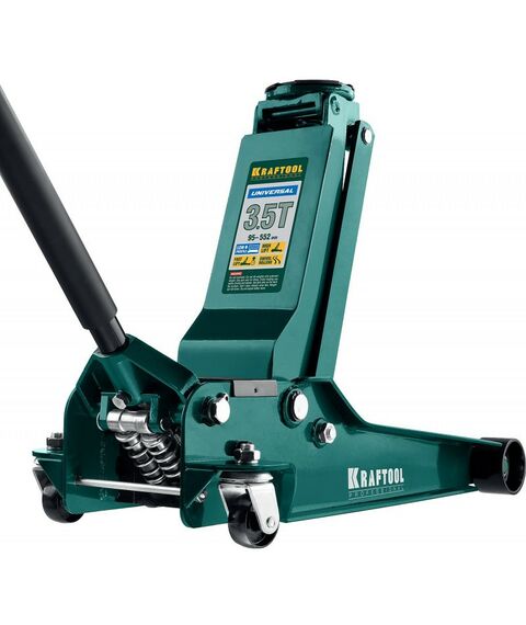 Домкраты: Подкатной домкрат универсальный для СТО KRAFTOOL UNIVERSAL 3.5т 95-552мм [43454-3.5] фотографии