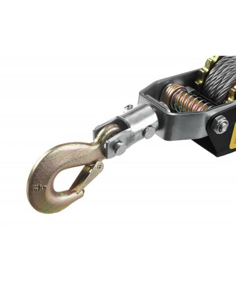 Лебедки, тали, тельферы: Лебедка STAYER MAXPull 4310-4 рычажная, тросовая, 4т/3м фотографии