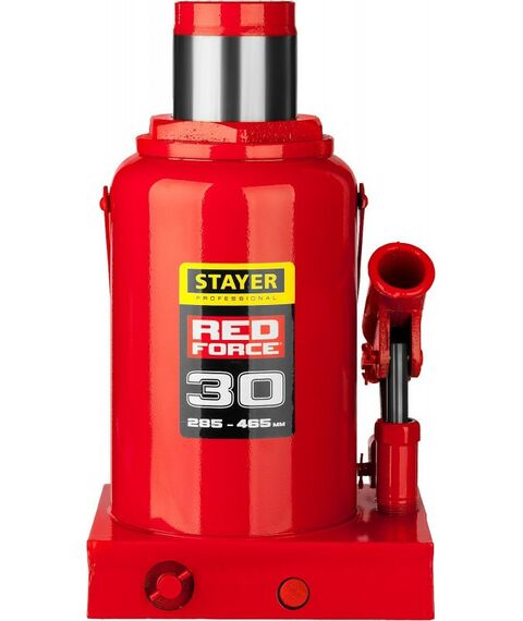 Домкраты: Домкрат бутылочный гидравлический STAYER RED FORCE 30т 285-465мм [43160-30_z01] фотографии
