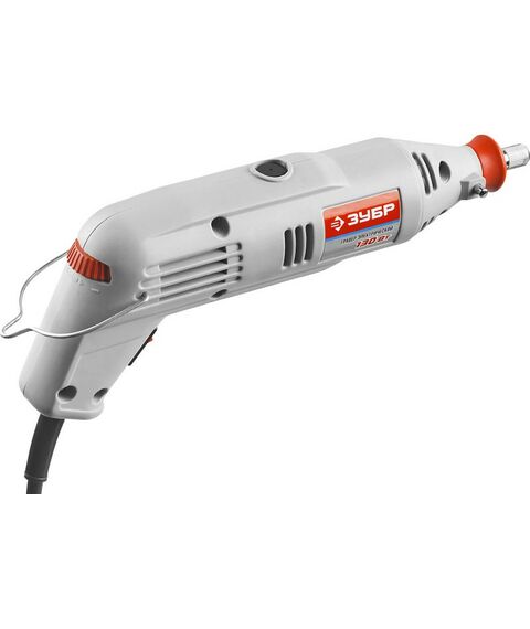 Прямошлифовальные машины (граверы): Гравер электрический Зубр ЗГ-130ЭК H172 с набором мини-насадок в кейсе, 172 предмета фотографии