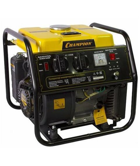 Электростанции: Электростанция бензиновая цифровая Champion IGG3200 3.2/3.5кВт, 0.56л/ч, 26кг фотографии