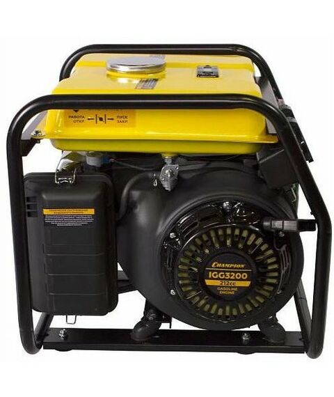 Электростанции: Электростанция бензиновая цифровая Champion IGG3200 3.2/3.5кВт, 0.56л/ч, 26кг фотографии