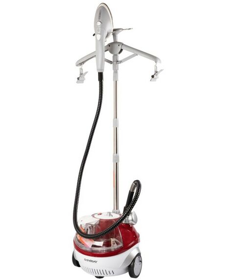 Отпариватели и пароочистители: Отпариватель для одежды Endever Odyssey Q-9 красно-белый [80147] фотографии