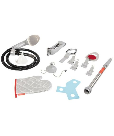 Отпариватели и пароочистители: Отпариватель для одежды Endever Odyssey Q-9 красно-белый [80147] фотографии