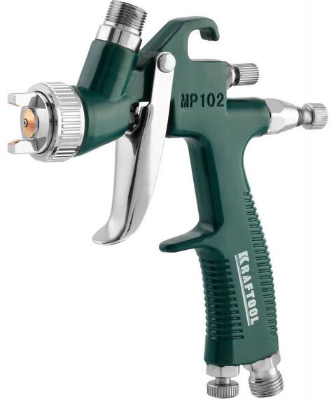 Пневмокраскопульты: Краскопульт пневматический KRAFTOOL AirKraft Mini 1 мм HVLP, c верхним бачком [06565-1.0] фотографии