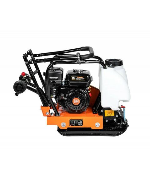 Виброплиты, вибраторы: Виброплита Samsan PC 26 двигатель SAMSAN SM200, 67 кг, колеса, с баком для воды фотографии