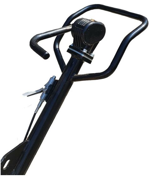 Виброплиты, вибраторы: Виброплита реверсивная гидравлическая Samsan RHP165 двигатель Honda GX160, 4-тактный, гидравлический реверс, бак для воды, двухзонная система орошения, вес 165 кг фотографии