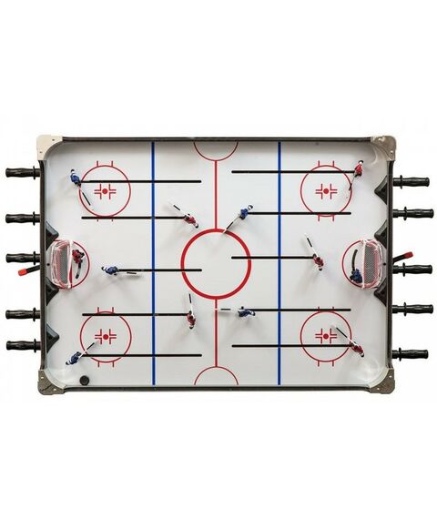 Настольный хоккей: Хоккей Weekend Alaska с механическими счетами 101 x 73.6 x 80 см, серо-синий фотографии