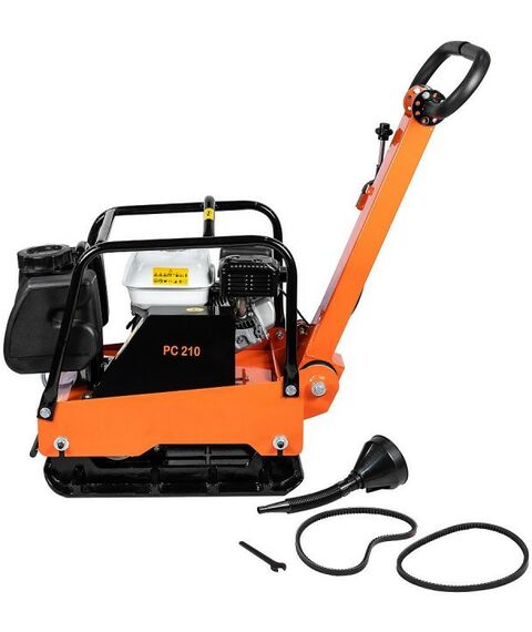 Виброплиты, вибраторы: Виброплита Samsan PC 210 двигатель Honda GX160, вес 106 кг, с баком фотографии