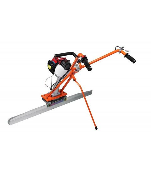 Виброплиты, вибраторы: Виброрейка Samsan SFS102 с двиг. Zongshen S35 (хром, без лезвия), бензиновый 4-х тактный, вес 21 кг фотографии